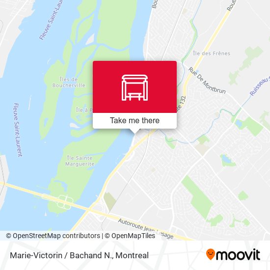Marie-Victorin / Bachand N. map