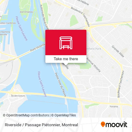 Riverside / Passage Piétonnier map