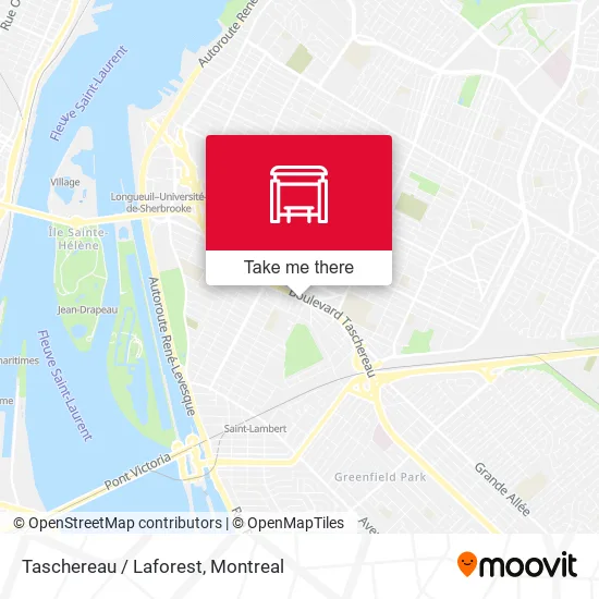Taschereau / Laforest map