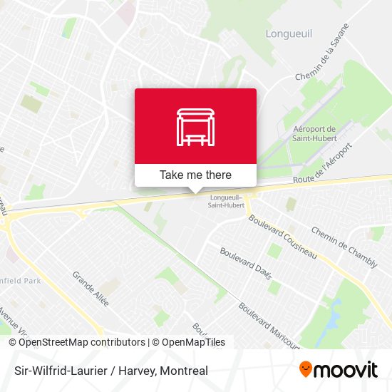 Sir-Wilfrid-Laurier / Harvey map
