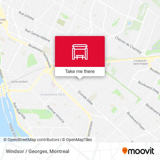 Windsor / Georges map