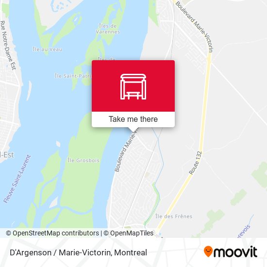 D'Argenson / Marie-Victorin map