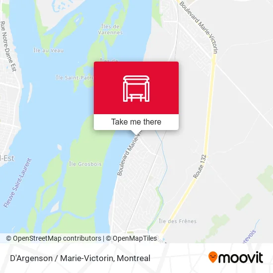 D'Argenson / Marie-Victorin map