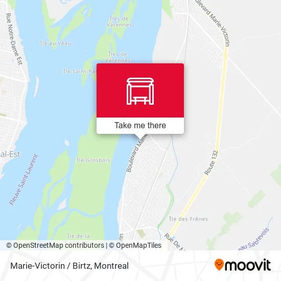 Marie-Victorin / Birtz map