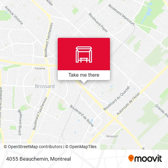 4055 Beauchemin map