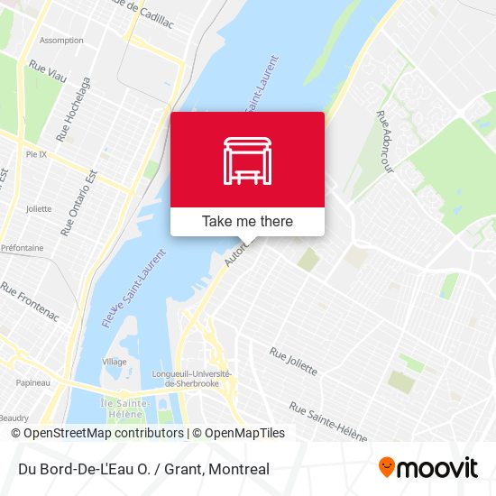 Du Bord-De-L'Eau O. / Grant map