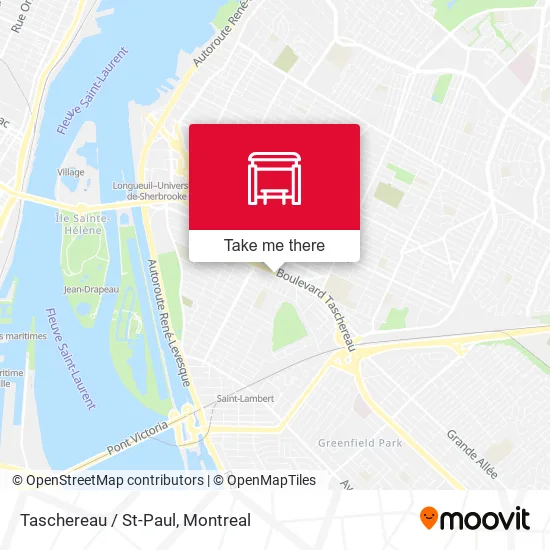 Taschereau / St-Paul map