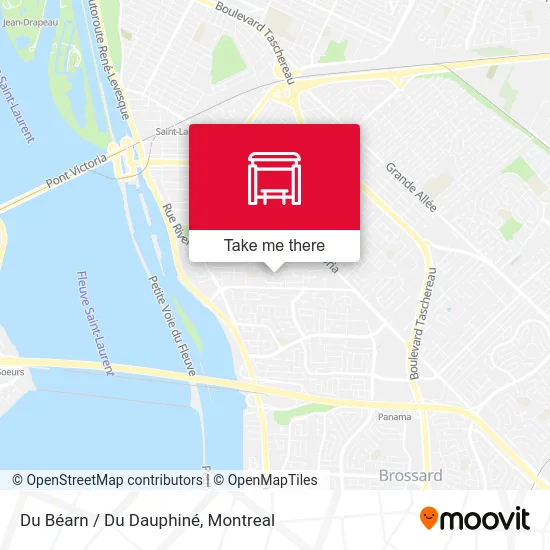 Du Béarn / Du Dauphiné map