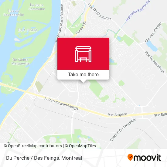 Du Perche / Des Feings map