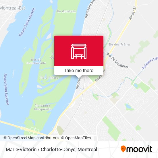 Marie-Victorin / Charlotte-Denys map