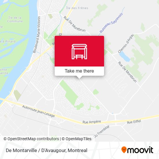 De Montarville / D'Avaugour map
