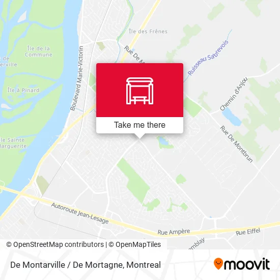 De Montarville / De Mortagne map