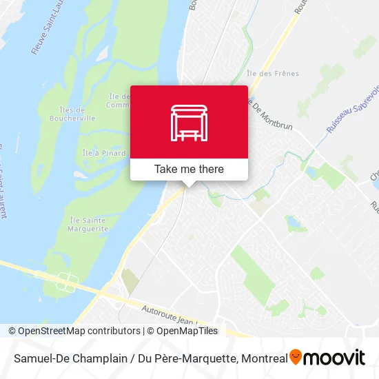 Samuel-De Champlain / Du Père-Marquette map