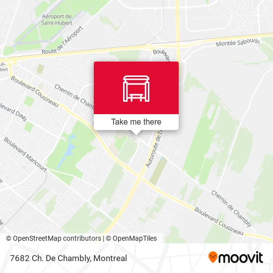 7682 Ch. De Chambly map