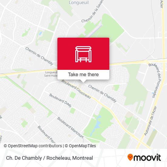Ch. De Chambly / Rocheleau map