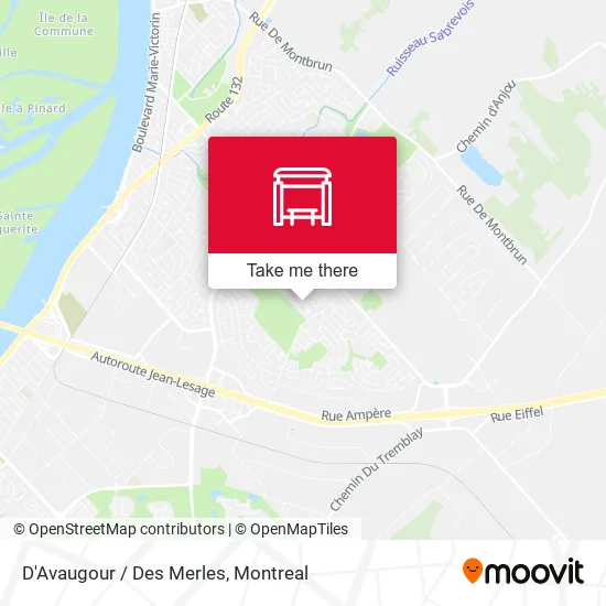 D'Avaugour / Des Merles map
