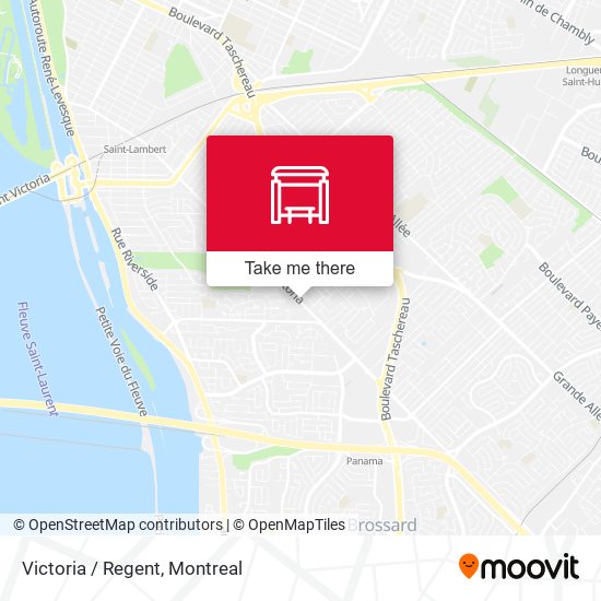 Victoria / Regent map