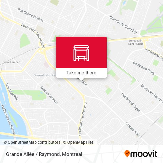 Grande Allée / Raymond map