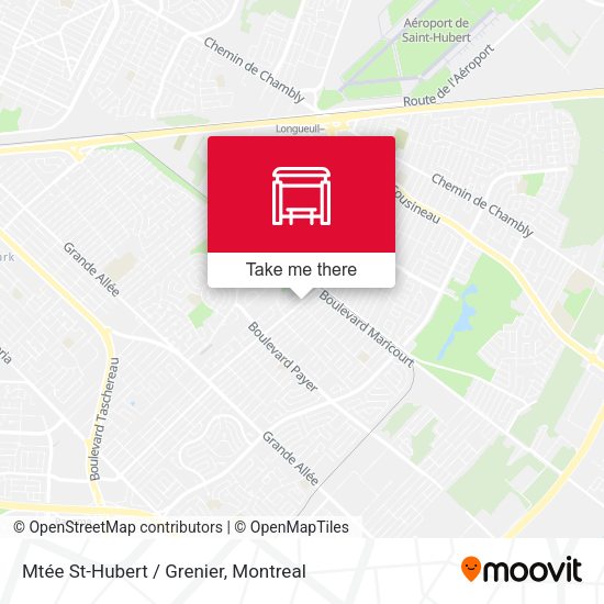 Mtée St-Hubert / Grenier map