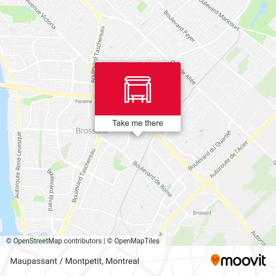 Maupassant / Montpetit map