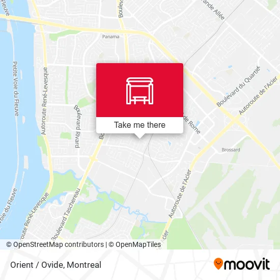 Orient / Ovide map