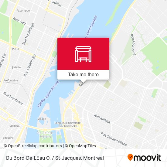 Du Bord-De-L'Eau O. / St-Jacques map