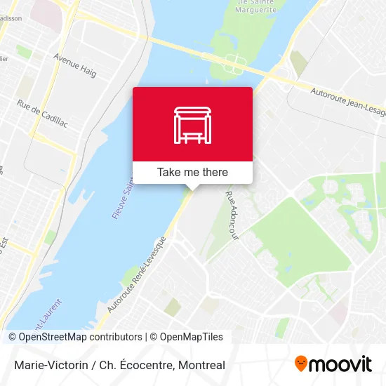 Marie-Victorin / Ch. Écocentre map