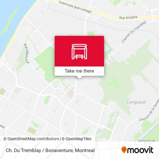 Ch. Du Tremblay / Bonaventure map