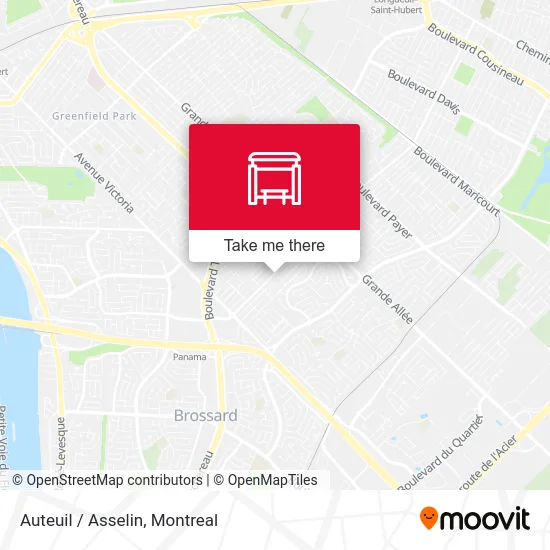 Auteuil / Asselin map