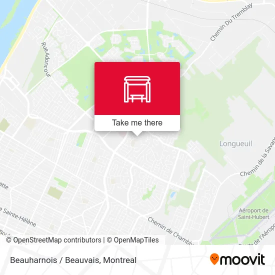 Beauharnois / Beauvais map