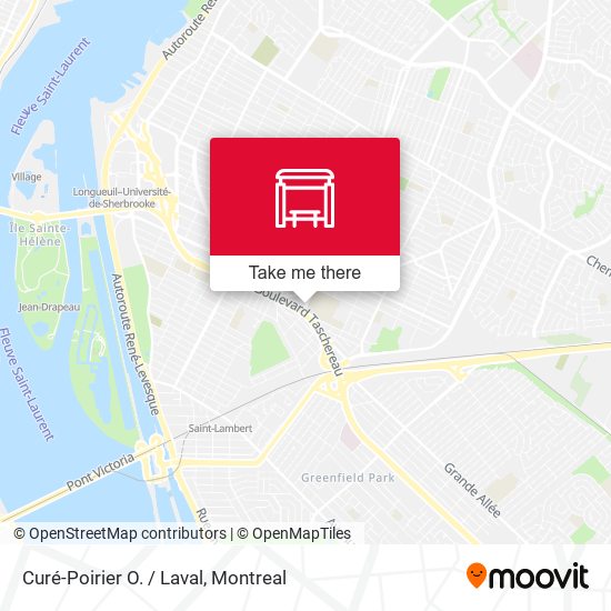 Curé-Poirier O. / Laval map