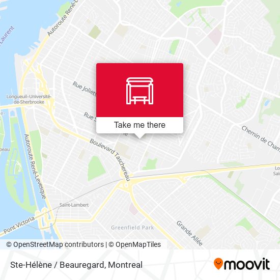Ste-Hélène / Beauregard map