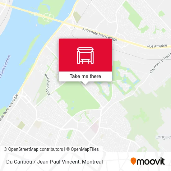 Du Caribou / Jean-Paul-Vincent map