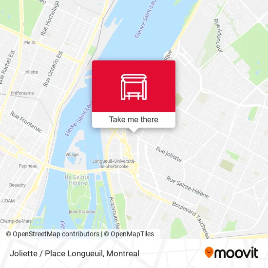 Joliette / Place Longueuil map