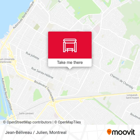 Jean-Béliveau / Julien map