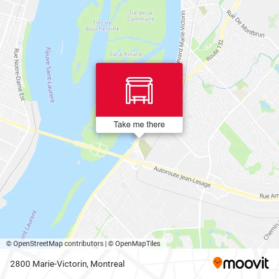 2800 Marie-Victorin map