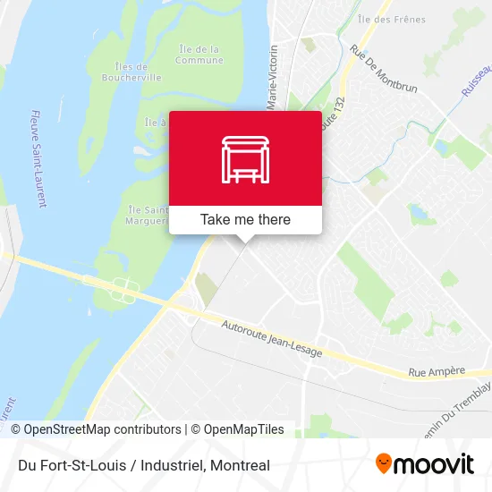 Du Fort-St-Louis / Industriel map