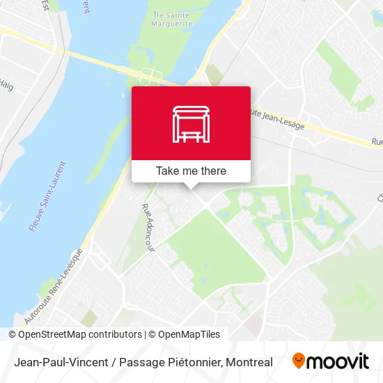 Jean-Paul-Vincent / Passage Piétonnier map