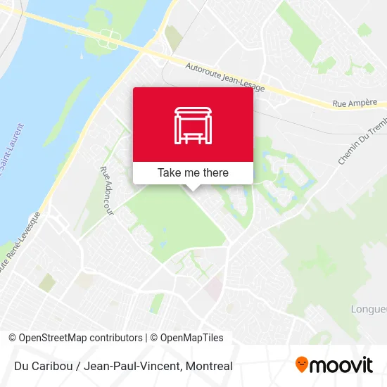 Du Caribou / Jean-Paul-Vincent map