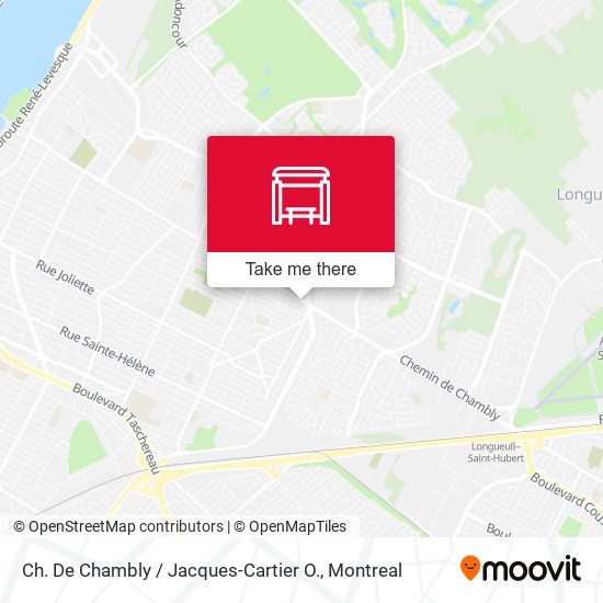 Ch. De Chambly / Jacques-Cartier O. map