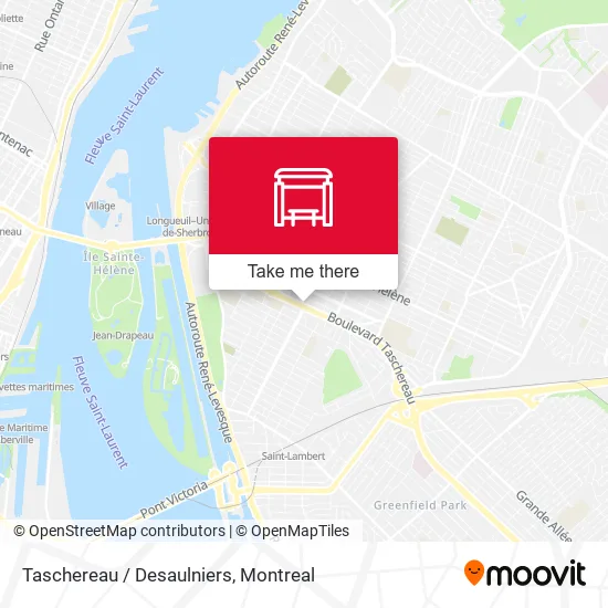 Taschereau / Desaulniers map