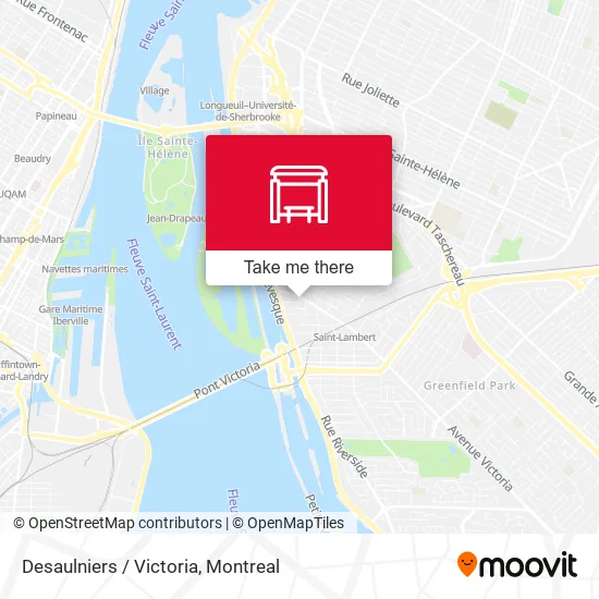 Desaulniers / Victoria map