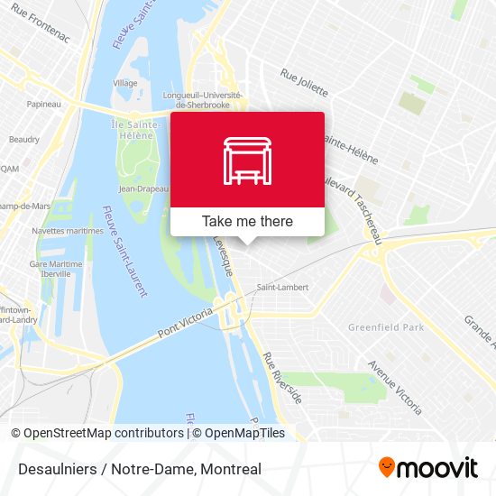 Desaulniers / Notre-Dame map