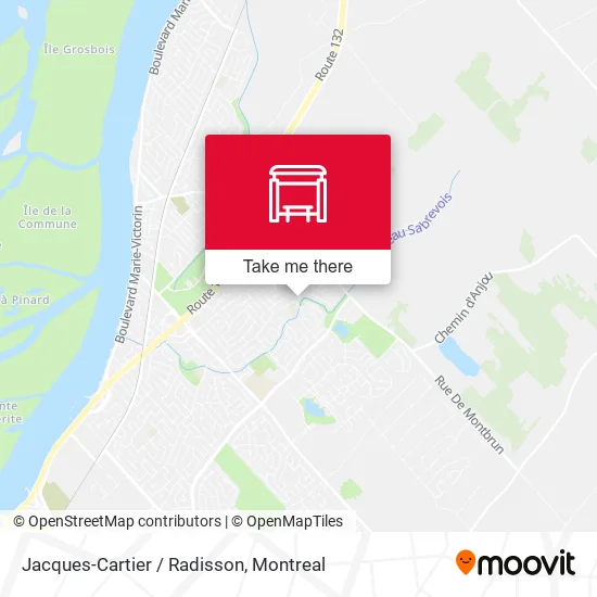 Jacques-Cartier / Radisson map