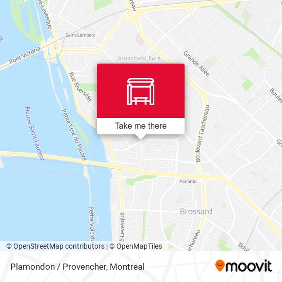 Plamondon / Provencher map