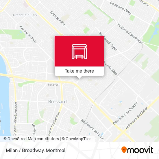 Milan / Broadway map
