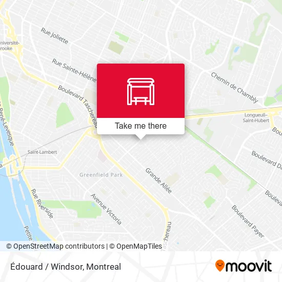 Édouard / Windsor map
