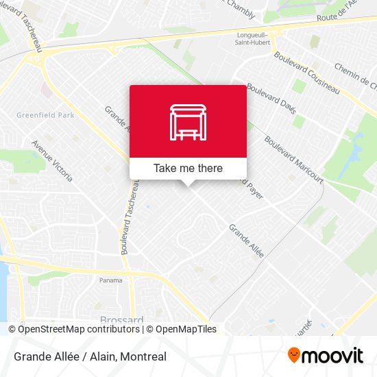 Grande Allée / Alain map