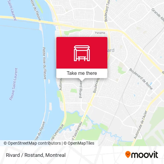 Rivard / Rostand map