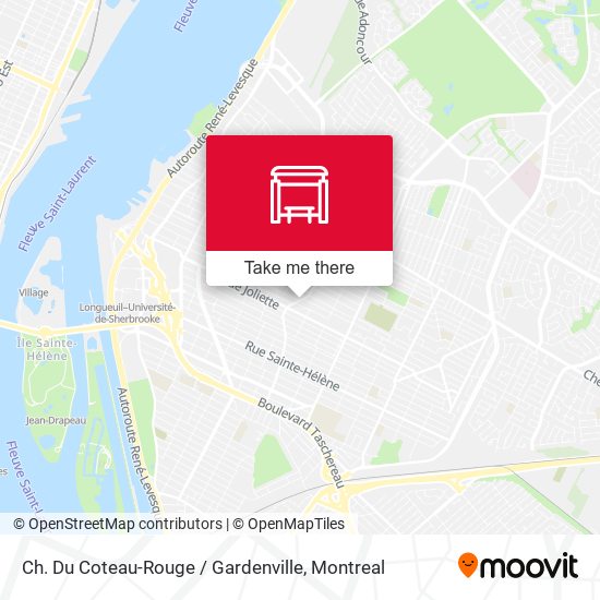 Ch. Du Coteau-Rouge / Gardenville map